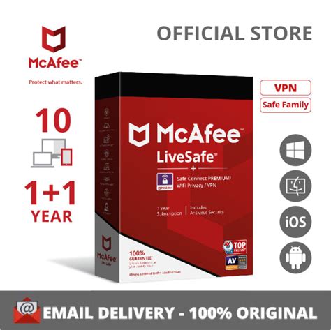 mcafee livesafe vpn download.